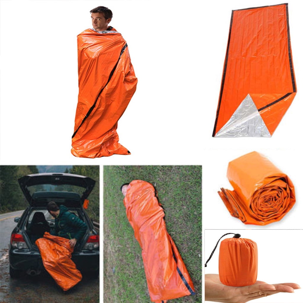 EGNMCR Camping & Hiking Emergency Sleeping Bag Thermal For Outdoor Survival Camping Hiking sleeping case