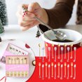 thumbnail image 2 of Matoen12 Christmas Home Metal Spoon Christmas Table Decorations Kitchen Dinner Tableware for New Year Gold, 2 of 2