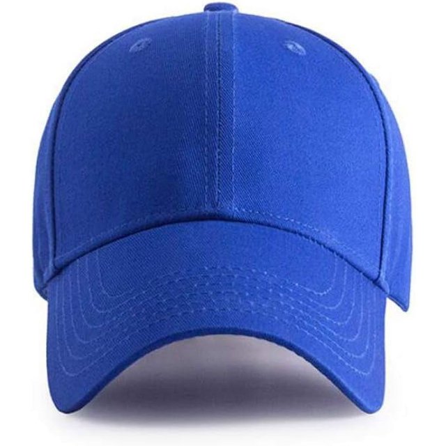 ORUYROP Men Women Plain Cotton Structured Baseball Cap Adjustable Strapback 6 Panel Hat