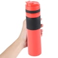 thumbnail image 1 of Coffee Press Bottle, 350ml Portable Coffee Maker Tea Coffee Maker Drinking Water Cup for Travelling, 2 In1 Travel French Press Coffee Maker Coffee French Press Coffee Mug, 1 of 8