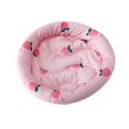 thumbnail image 4 of Small Pet Sleeping Pad Hamster Bed Pad Cushion Pad Small Pet Bed Mattres Round Rabbit Mat Guinea Pig Mat for Squirrel Ferret Hedgehog Chinchilla Pink L, 4 of 8