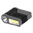 thumbnail image 2 of Induction COB Hat Clip Light, COB Floodlight Hat Lamp IPX6 Waterproof Black  for Night Riding, 2 of 8