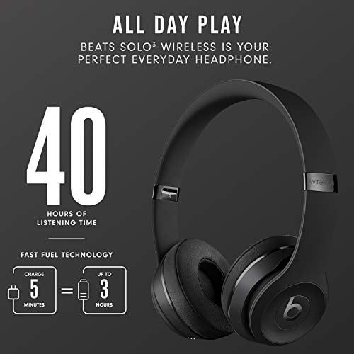 Beats Solo3 Wireless On-Ear Headphones - Black(Open Box) - Walmart.ca
