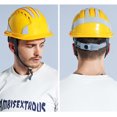 thumbnail image 4 of Yeacher Casque de Sécurité ABS Respirant Antichoc avec Évents, Amortisseur Multipoint, Bande Réfléchissante pour, 4 of 8