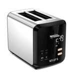 KRUPS My Memory Digital Stainless Steel 2-Slice Toaster, 7 Shade Setting with Extra Large LED Display