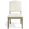 thumbnail image 3 of Riverside Furniture Myra Upholstered Wood Dining Side Chair In Natural, 3 of 8