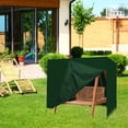 thumbnail image 4 of LSLJS Outdoor Dirt Proof Tripartite Seater Trapeze Chair Cover Porch Trapeze Cover for Outdoor Furniture Protection, Dust Cap, 4 of 5