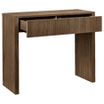thumbnail image 4 of Table console d'entrée en placage de bois de noyer avec 1 tiroir cannelé Bouclair, 4 of 7