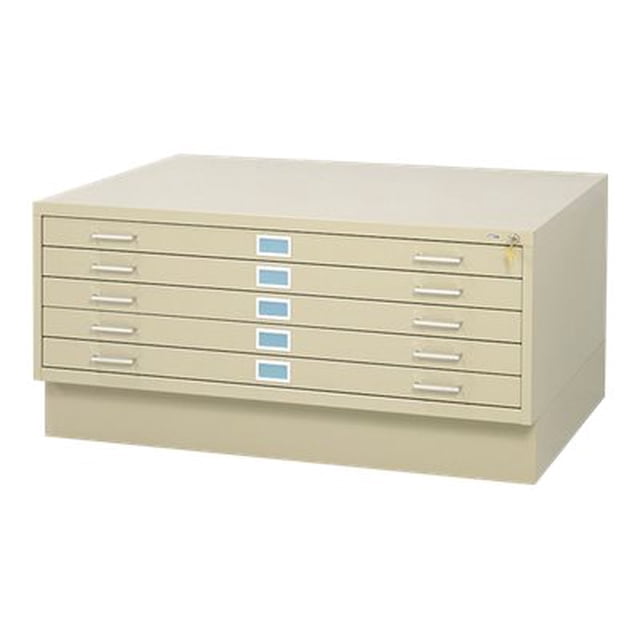 Safco Products 4997TSR Base de Classeur Plat Fermée pour Dossiers à 5 Tiroirs 4996TSR, 10 Tiroirs 4986TS, Vendue Séparément, Sable Tropical