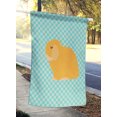 thumbnail image 2 of Carolines Treasures BB8142CHF Holland Lop Rabbit Blue Check Canvas House Flag, 2 of 4