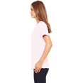 thumbnail image 4 of Bella Canvas 6405 Missy Jersey T-Shirt à Manches Courtes à Col en V, S, Rose, 4 of 6