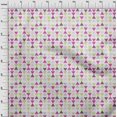 thumbnail image 3 of oneOone Silk Tabby Fabric Triangle Ikat Print Fabric BTY 42 Inch Wide, 3 of 4