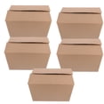 thumbnail image 3 of 5 Pcs Practical Packaging Boxes Packing Boxes Moving Packing Cartons for Storage, 3 of 8