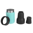 thumbnail image 1 of Beer Bottle Cooler, Lightweight Beer Cooler Multifunctional Nonslip Silicone Bottom  For 17oz Flask Green, 1 of 8