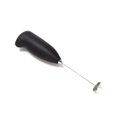 thumbnail image 2 of KAKOWELY Electric Milk Frother Electric Milk Frother Stainless Steel Touch Handheld Espresso Mixer Battery Operated Frother and Coffee Stirrer for Chocolate Latte Coffee Milk Foamer (Black), 2 of 4