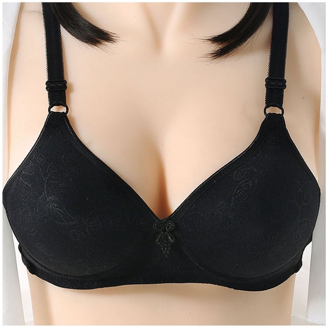 Bras for Women Plus Size Wireless Underwear Push Up Bra Everyday Bralettes