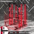 thumbnail image 2 of U-MAX All-in-One Smith Machine Power Cage, 2000lbs Steel Frame LAT Pulldown Cable Crossover Squat Rack Home Gym, 2 of 8