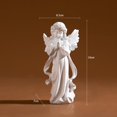 thumbnail image 4 of Cute Praying Angel Statue All White Design with Intricately Sculpted for Friend Family Neighbors Gift, 4 of 4