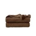 thumbnail image 2 of Tyidzon Couverture Jetée Couverture de Sofa Couverture à Franges Coupe-Vent Couverture Tricotée Couverture de Climatisation de Bureau Couverture de Sieste Housse de Couverture Couverture de Sofa, 2 of 6