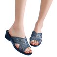 thumbnail image 2 of LEEy-World Pantoufles de Maison pour Femmes Pantoufles d'Été pour Femmes Mode Décontractée en PU Semi Pantoufles Pantoufles Chat Femmes, 2 of 5