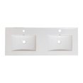 thumbnail image 2 of American Imaginations 59-in. W 1 Hole Ceramic Top Set In White Color - Overflow Drain Incl. AI-32793, 2 of 9