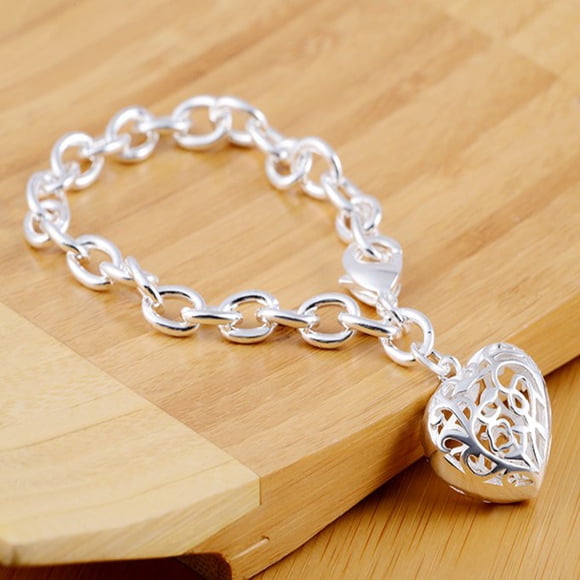SIfdSeng Bangle Chain Bracelet New Women Jewelry Sterling Silver Charm Green Bracelets for Women Copper Bracelet Sister Bracelet