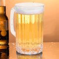 thumbnail image 4 of Masteelf Tasses à Bière Verres de Congélateur à Bière Gobelet Transparent avec Poignées Réutilisable pour Eau 2 Pcs 500ML, 4 of 10