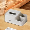 thumbnail image 4 of Tissue Cover Box With Tissue Cell Phone Facial Paper Organizer For Kitchen Bathroom Vanity Countertops Bedroom Dressers And Tables Gift, 4 of 6