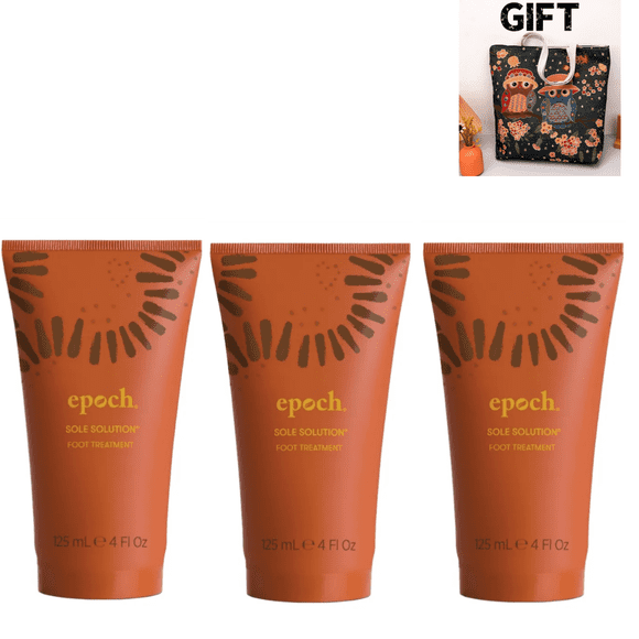 3 Nuskin Epoch Sole Solution Foot Treatment + 1 Lovely bag