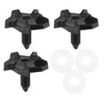thumbnail image 1 of KAKOWELY helmet screws 1 Set Helmet Visor Screws Set with Washers Motorcycle Helmet Nuts And Screws Motorcycle Helmet Screws Football Helmet Clips Screws Nuts Bike Helmet Clip, 1 of 5