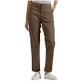 thumbnail image 1 of Ohufall Pantalon Cargo pour Femmes, Pantalon Décontracté à Enfiler avec Poches, Joggers Habillés pour l'Extérieur, Pantalon de Travail et de Randonnée, 1 of 7
