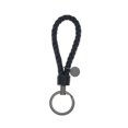 thumbnail image 2 of Leather Braided Woven Rope Keychain Lovely DIY Bag Hanging Pendant Exquisite Key Chain Car Keyring Holder Metal Jewelry for Men Black, 2 of 9