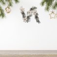 thumbnail image 3 of Poinsettia And Pinecone Garland, 3 of 3