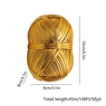 thumbnail image 3 of LSLJS Metallic Texture Cloth Strips Personalized DIY Weaving Color Thick Yarn for Knitting Crochet Blanket Knitting Bags and Crochet Yarn Bags 50 Yards 148FT, 3 of 6