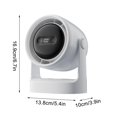 thumbnail image 2 of Boovnll Desk Fan, Adjustable High Speed USB Rechargeable Digital Display Table Fan Quiet Small Fan for Home, Bedroom, Office, Travel, Kitchen, Camping, RVs, Summer Gift, Mini Fan - Fan, 2 of 9