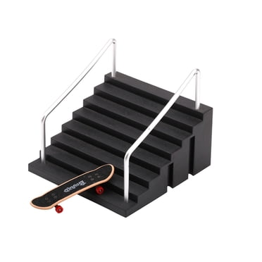 PVCS Kit de Parcs de Skate Pièces de Rampe pour Planche à Doigts Rampe de Fingerboard Planche à Roulettes Cadeau pour Enfants
