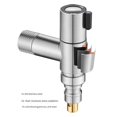 thumbnail image 4 of 304 Stainless Steel Washing Machine Faucet G1/2 Automatic Water Stop Faucet, 4 of 7