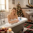 thumbnail image 4 of Large Christmas Balls Bath Bombs Santa Snowman Elks Tree Holiday Gift Set The Santa Claus, 4 of 6