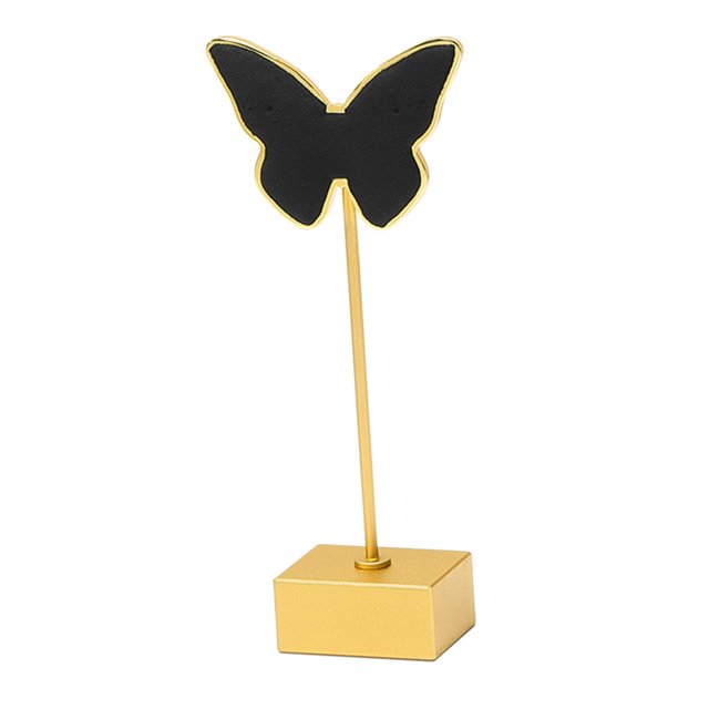 Milaget Butterfly Earrings Stand Holder Jewelry Bracket Display Rack Black