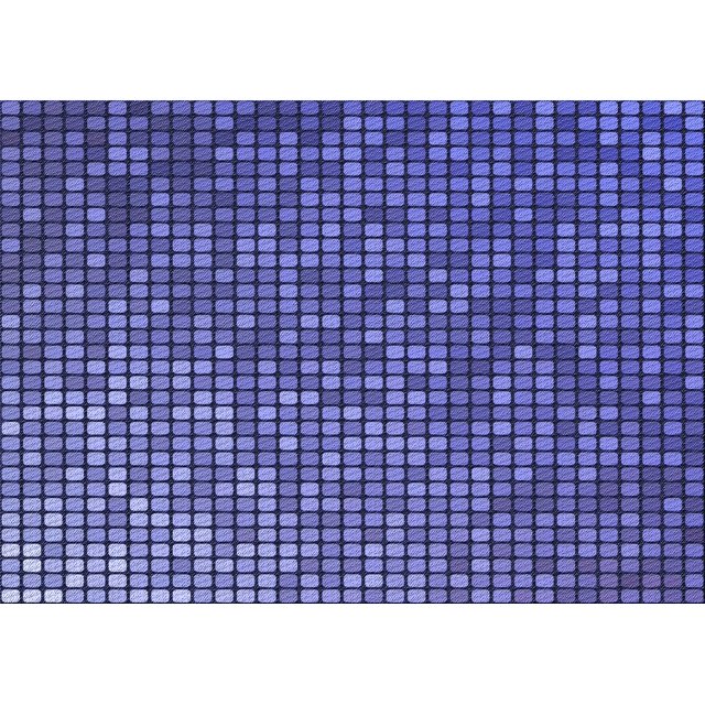 Ahgly Company Machine Washable Indoor Rectangle Transitional Light Slate Blue Area Rugs, 5' x 8'