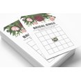 thumbnail image 3 of Inkdotpot Bridal Wedding Shower Bachelorette Party Bulk Blank Square Fill In Gift Ideas 50Floral GreeneryBingoGameCards, 3 of 7