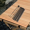 thumbnail image 3 of Bgsha Outdoor Camping Tripod Hanging Rack Picnic Barbecue Bracket Black Silver, 3 of 10