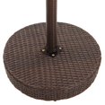 thumbnail image 5 of vidaXL Ensemble de Bar de Jardin 5 Pcs avec Coussins en Rotin Poly Brun, 5 of 5
