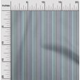 thumbnail image 1 of oneOone Coton Flex Tissu à Rayures Multicolores 1 Yard 40 Inch Wide, 1 of 1