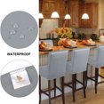thumbnail image 4 of PiccoCasa Waterproof Bar Stool Covers for Counter Height Side Chair Covers Grey 4, 4 of 9