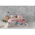 thumbnail image 2 of Gouchee Home Chiba King Duvet Cover Set – 3‑Piece Floral Watercolor Print, Reversible Blush Pink, 100% OEKO‑TEX Certified Cotton, 2 of 2