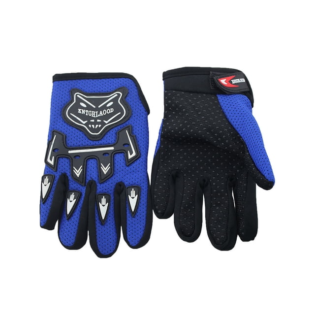 Youkk Polyester Stay Warm And Dry With These Full Finger Motorcycle Gloves For Winter Rides Winter Gloves blue 1Set