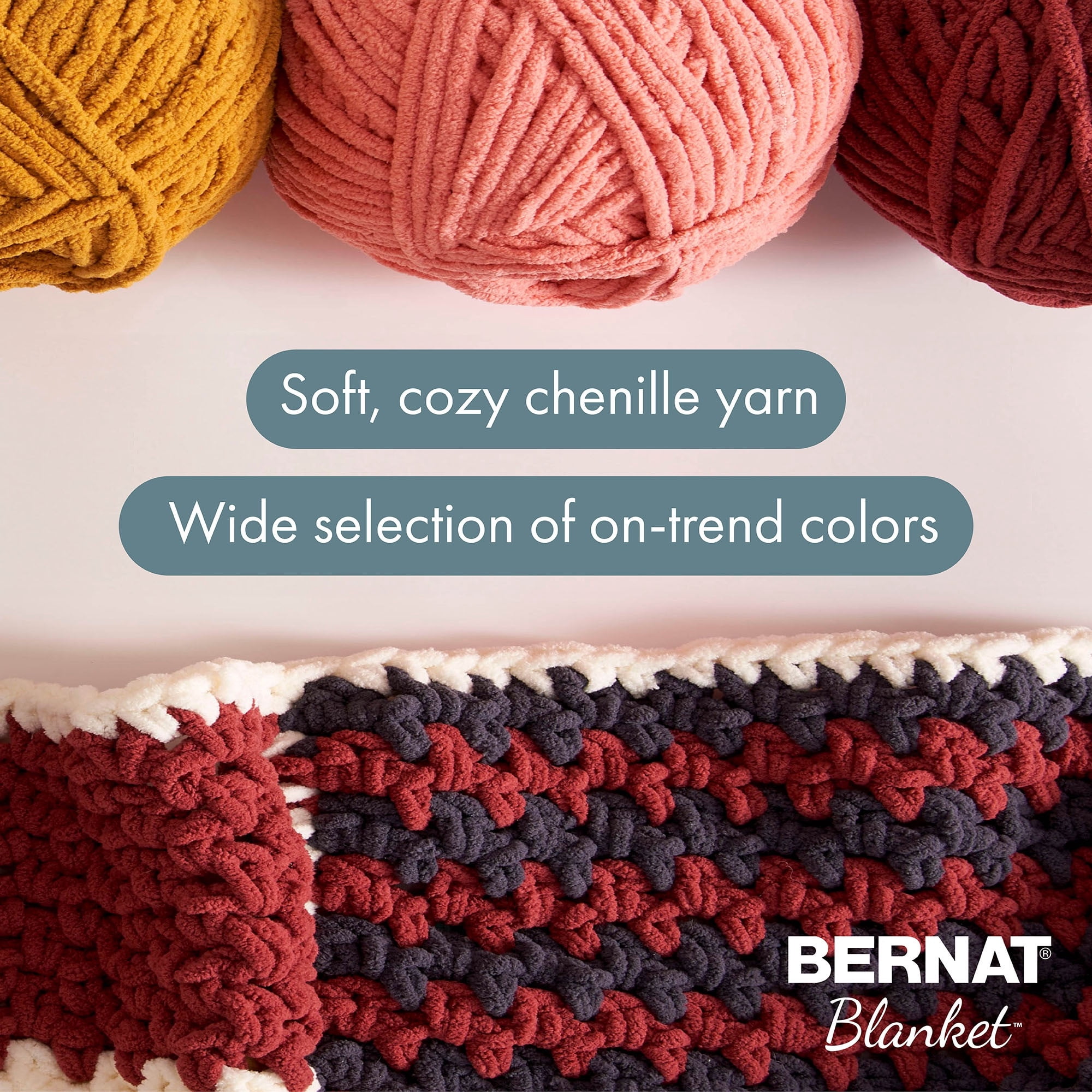 Bernat® Couverture™ #6 Fil de Polyester Super Volumineux 10,5oz/300g