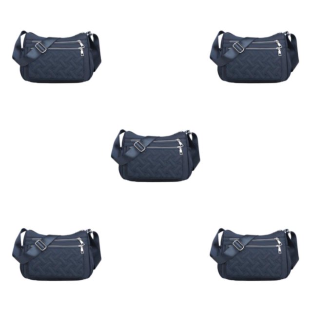 Youkk Stay Organized With Multipurpose Messenger Bag Large Capacity Crossbody Bag Saphirblau 5Set