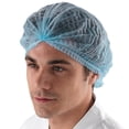 thumbnail image 1 of 100x Disposable Hair Net Head Cover Cap Anti Dust Hat, 1 of 4